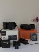 Sony A6000 + 16-50 + 55-210 | 3 baterie | zestaw