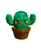 Magnes 3D „Kaktus” – mocny, bezpieczny (magnesy w środku) | 12 cm Druk 3D