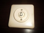 Przycisk światła,dzwonka z epoki. Stan BDB