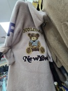 Płaszcz  misio teddy  rozmiar uniwersalny czarny karmel  beż  różowy 