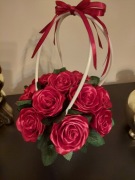 Róże satynowe , wieczne róże 13 róż 