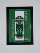 Ramka na Lego Bolid F1 Aston Martin Aramco AMR24 (77245)