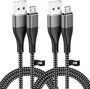 Kabel ładujący HUNYYN Micro USB do USB-A 3M