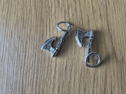 Kolczyki ze stali nierdzewnej 316 L .Topory Wikings