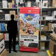 Plakat materiałowy Mario Kart World – Nintendo Switch 2