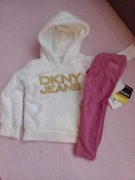DKNY-bluza polarowa i spodenki dla dziewczynki 12 