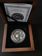 Ragnarök Sköll & Hati 2 uncje srebra 2024 Ultra High Relief Germania mint 