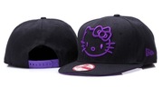 CZAPKA SNAPBACK HELLO KITTY CZARNO-FIOLETOWA