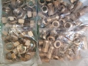 Półśrubunki mosiężne do wodomierza 1/2''