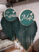 Koła Mąż&Żona z makramą