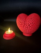 Lampka Serce LED - Druk 3D - idealna na prezent
