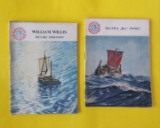 MINIATURY MORSKIE Tratwa "RA" tonie  Urbańczyk Żeglaż niezłomny  Willis '70