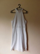 Shein biała sukienka mini koronka 36 38