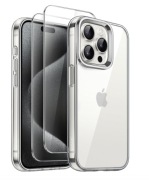 Etui JETech iPhone 15 Pro przezroczyste szkła 2 szt