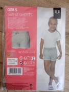 Bawełniane szorty dziewczęce rozmiar 98/104