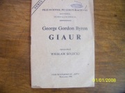 Giaur opracowanie lektury.