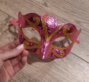 Maska karnawałowa wenecka party błyszcząca