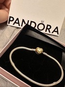 Bransoletka srebrna modułowa Pandora 21cm