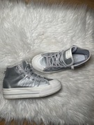 Adidas Nizza platform srebrne