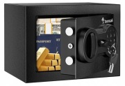 Sejf domowy stalowy 6,6L klawiatura klucz USB-C Bonsaii czarny