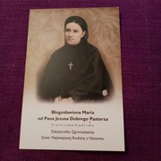 Obrazek z relikwią Bł. Maria od Pana Jezusa Dobrego Pasterza