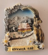 Magnes na lodówkę ceramiczny KRYNICA ZDRÓJ Wisła Zakopane Pieniny Tatry(4K)