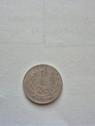 1 złoty 1949. PRL.  MN ładne z obiegu