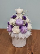 Mini Flower box ze świeć sojowych Dzień kobiet Prezent 