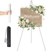 Sztaluga Metalowa GIAK 169 cm, Biała, Składana, Przenośna