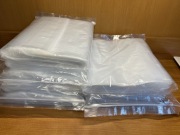 100 SZTUK PRZEZROCZYSTYCH TOREBEK STRUNOWYCH WIELOKROTNEGO UŻYTKU 28x20cm
