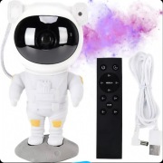 Projektor gwiazd astronauta lampka nocna dla dzieci LED nocne niebo