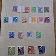 Niemcy  Deutsche Post 1947 seria czysta 