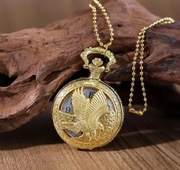 Zegarek kieszonkowy na łańcuszku metalowy 