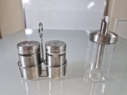 Zestaw Kuchenny 2 Pojemniki na Sól Pieprz i Cukiernica IKEA 