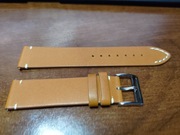 Pasek skórzany do zegarka vintage 22mm + teleskopy