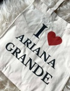 Torba bawełniana torebka tote bag cotton bawełna Ariana grandę 