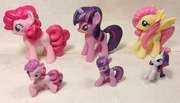 Figurki z postaciami z MyLittlePony