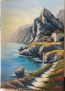 Droga do domu olej na płótnie