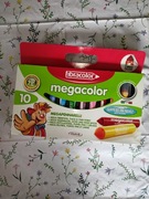 Pisaki flamastry fibracolor megacolor 10 kolorów