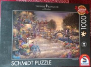 Puzzle 1000 el. Thomas Kinkade - Amsterdam Cafe. Schmidt