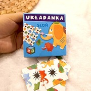 Układanka słoń Multigra puzzle 9 elementów 