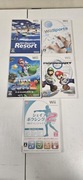 Zestaw Gier Nintendo Wii Sports Mario Kart Oryginały Japońskie Ntscj