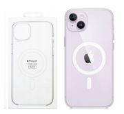 ORYGINALNE ETUI APPLE CLEAR CASE MAGSAFE na iPHONE 15 / 14 / 13 BEZBARWNY