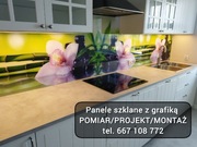 Panele szklane na wymiar LACOBEL lustro Wrocław 