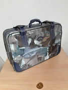 Walizka podróżna z malarskim wzorem 65x43x22