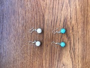 Kolczyki disco ball, 2 pary