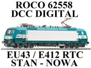 GLEDZIU KOLEJKA PIKO - LOKOMOTYWA ROCO EU 43 DCC