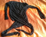 goth gothic gotycka czarna narzutka bolerko nietoperz S