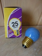 Żarówka PRL ciemniowa niebieska Lamin 25W E27