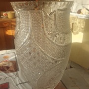 Kryształ PRL unikat 30 cm wysoki